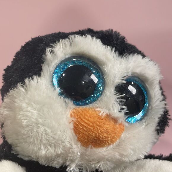 Ty Peek-A-Boo Penni Penguin 2015 Beanbag Plush Phone Holder Great Condition 4.5” - Picture 7 of 10